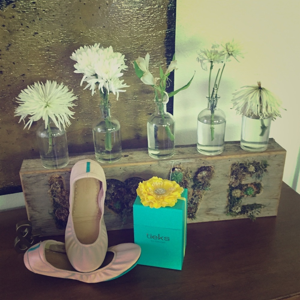 Tieks - Ballerina Pink Size 9 only worn for 3hrs